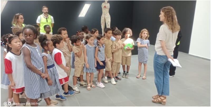 Les merveilles de Ange Dakouo, Visite des élèves de Cours Préparatoires