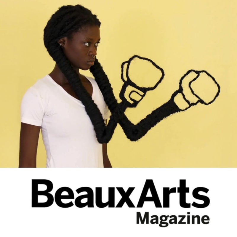 Laetitia Ky, l'artiste féministe ivoirienne qui sculpte ses cheveux
