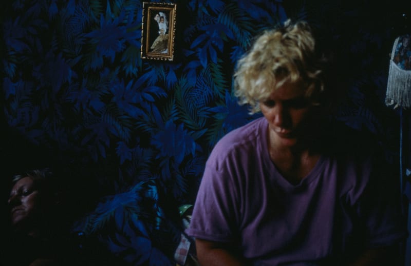 Nan Goldin, Cookie and Sharon on the Bed, Provincetown, MA, Sept. 1989, 1989 Dye destruction print
