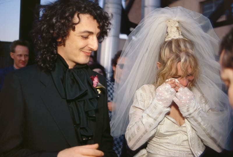 Cookie and Vittorio's wedding, NYC, 1986 by Nan Goldin