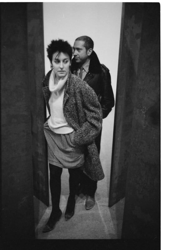 Image: Annette Messager and Christian Boltanski at the opening of the Richard Serra exhibition at the Centre Pompidou in 1983 - Photo © André Morain