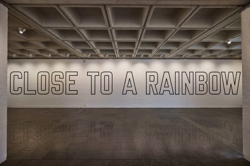 Lawrence Weiner - CLOSE TO A RAINBOW Holstebro Kunstmuseum