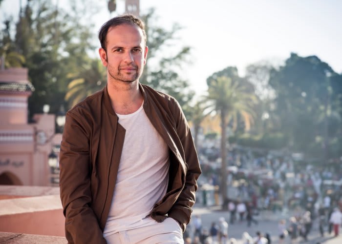 A portrait of Tino Sehgal.