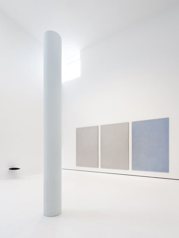 Installation view of "Ettore Spalletti: Parole di colore" at Magazzino Italian Art