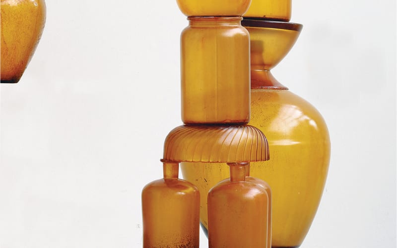 Detail of work by Tony Cragg