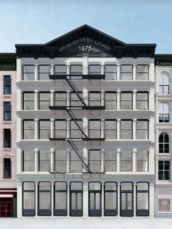 The 1875 Grosvenor Building at 385 Broadway: the new home of Marian Goodman Gallery New York