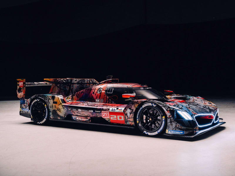 Julie Mehretu's design of the 20th BMW Art Car