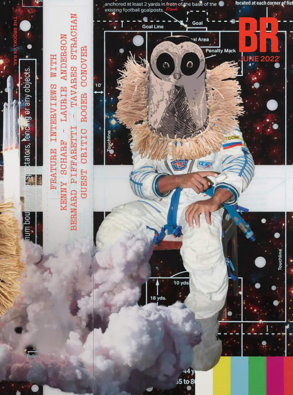 Tavares Strachan's artwork on the cover of The Brooklyn Rail's June 2022 Issue