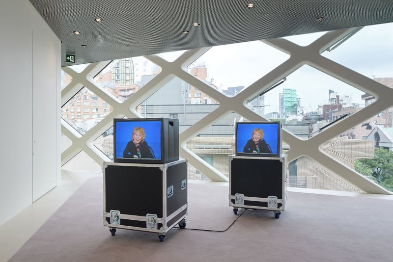 “Dara Birnbaum” at Prada Aoyama, Tokyo, 2023. Courtesy: Prada. Photo: Daichi Ano and Tomoyuki Kusunose