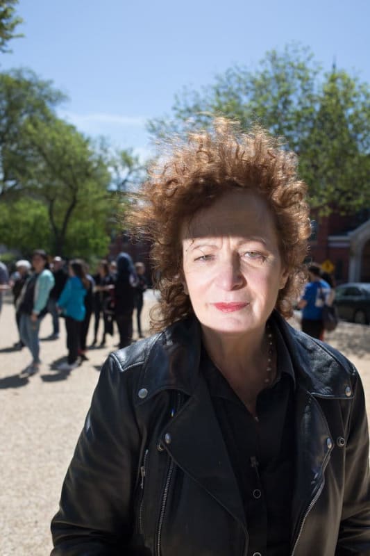 Photo portrait of artist Nan Goldin.