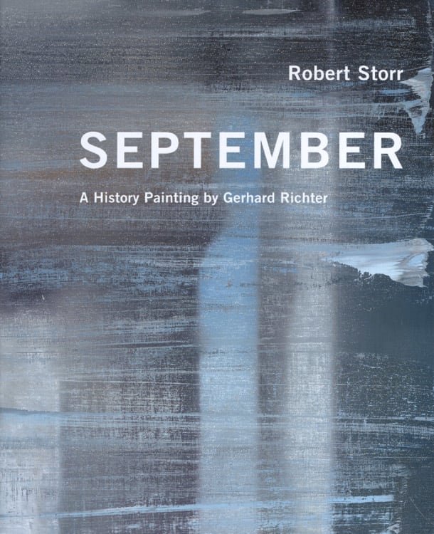 book cover for "September: A History Painting by Gerhardt Richter" by Robert Storr