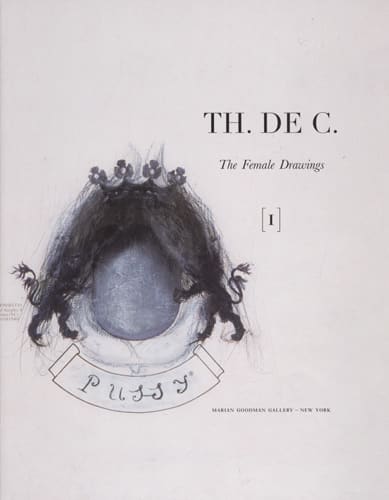 Book cover for "Th. DE C, The Female Drawings" 
