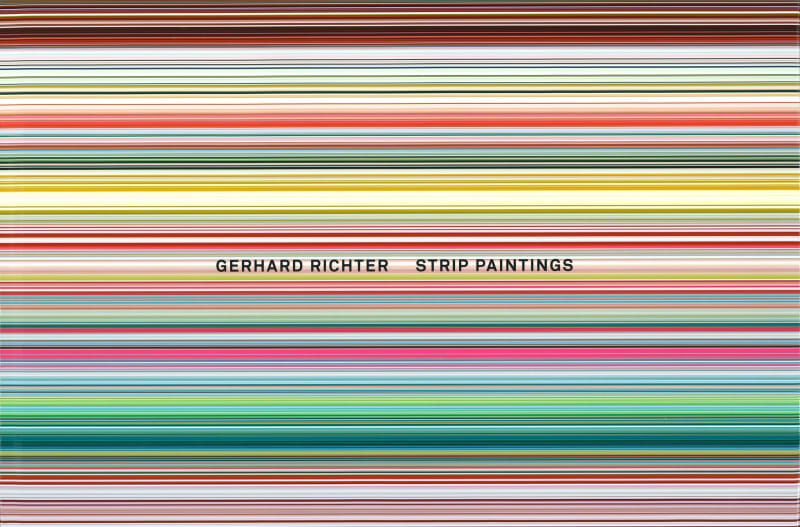 A cover of a Gerhard Richter striped painting.