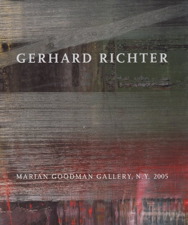 Gerhard Richter book cover