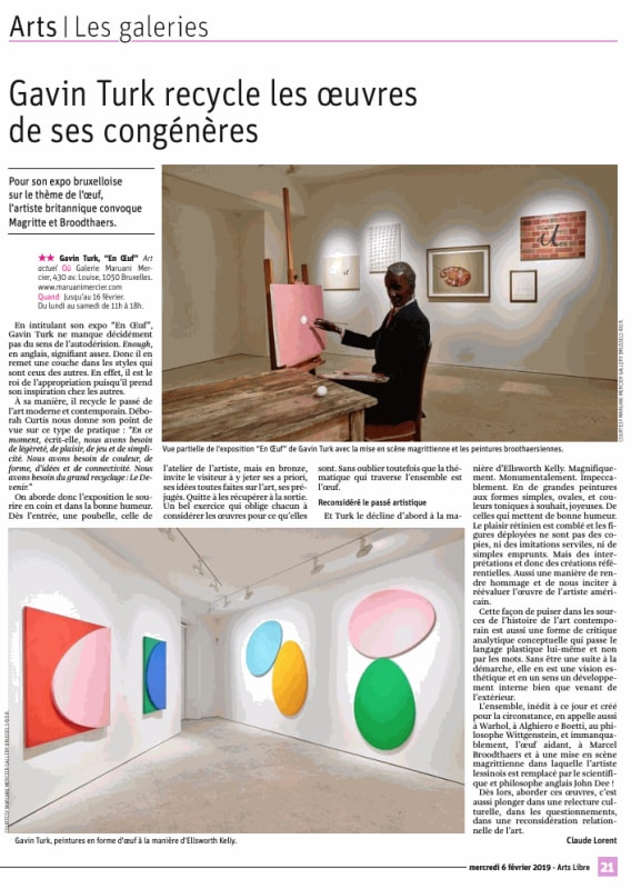 Gavin Turk recycle les oeuvres de ses congénères