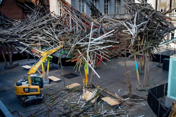 Le Passenger d’Arne Quinze démoli sous les coups des pelleteuses: «On va ressentir le vide»
