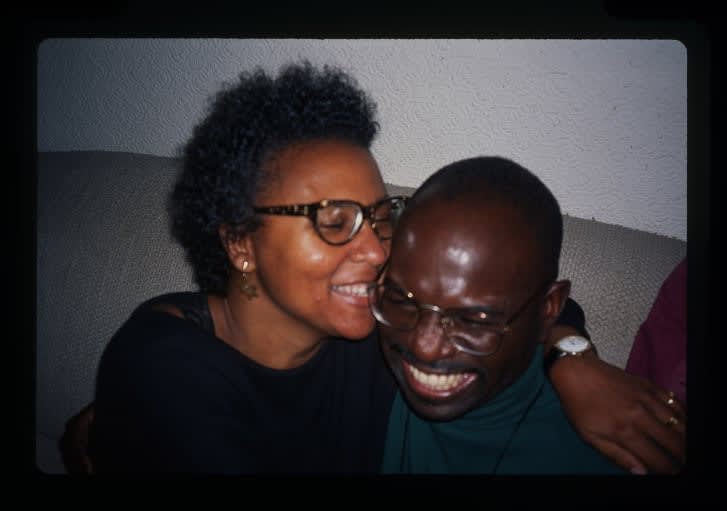 Bell Hooks and Marlon Riggs in New York in the early 1990s. Credit: Lyle Ashton Harris/Courtesy the artist and Salon 94, New York