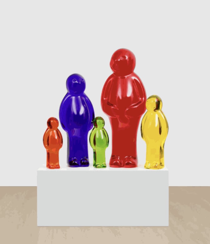 Mauro's iconic Jelly Baby Family at Phillips New York