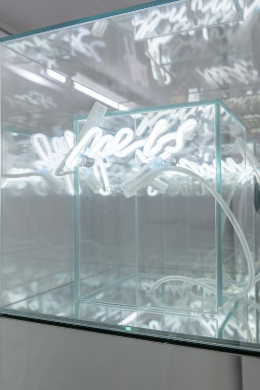 Brigitte Kowanz, Mindfulness (2020), Detail | Photo: Dirk Tacke