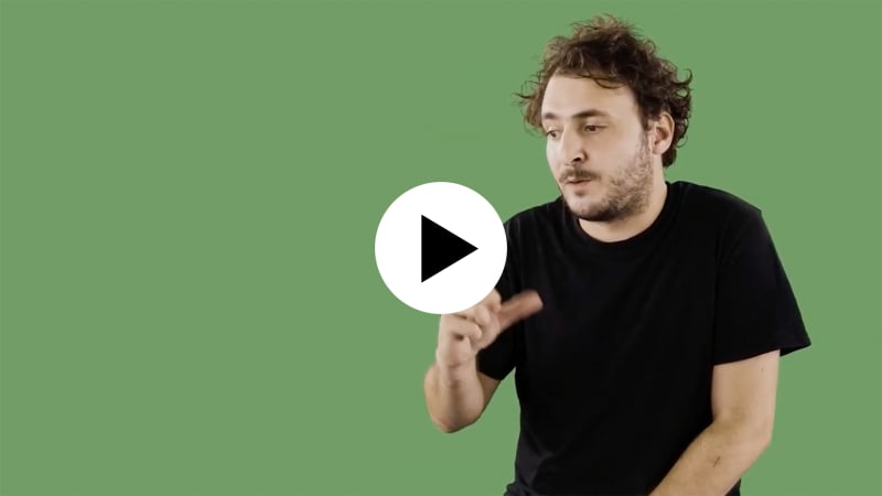 Screenshot von Neil Beloufas Schirn Interview | Schirn Kunsthalle Frankfurt