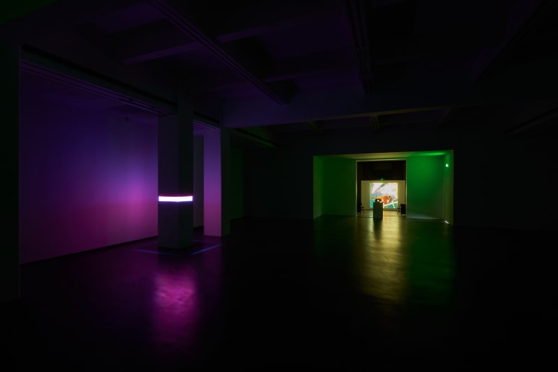 Installation view Rindon Johnson Best Synthetic Answer, Rockbund Art Museum, Shanghai (2024 – 2025), Photo: Cra. © Rockbund Art Museum
