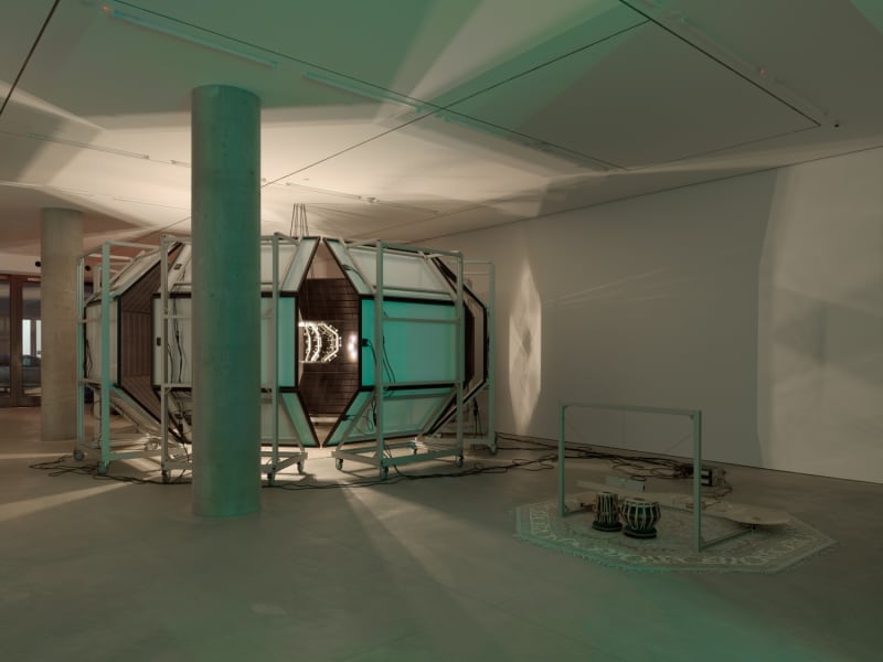 Installation view A Dyson Sphere for Schumann Resonances (Solar Symphony 13), Lisson Gallery (2022)