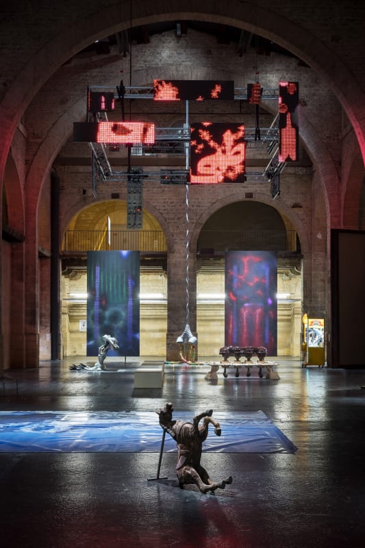 Installation view Barbe à Papa, Capc Musée d’art contemporain de Bordeaux (2022) | Photo: Arthur Péquin
