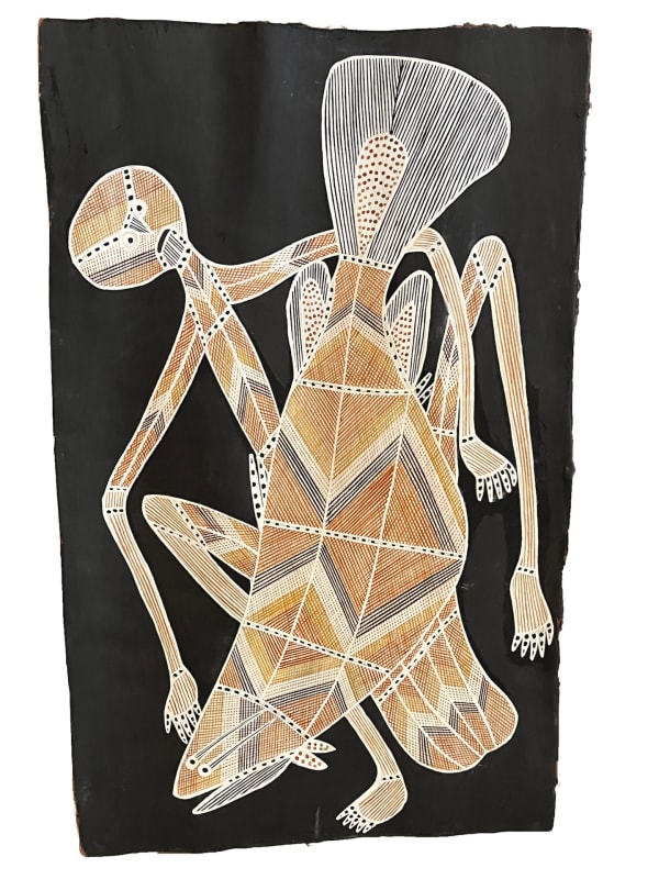 Two masters of Maningrida Arts , Ivan Namirrkki + Jack Nawilil