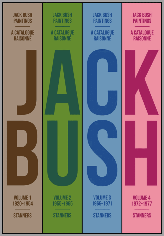 Jack Bush Paintings: A Catalogue Raisonné by Sarah Stanners, published by David Mirvish Books