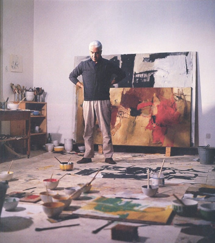 Afro Basaldella in his studio, 1963