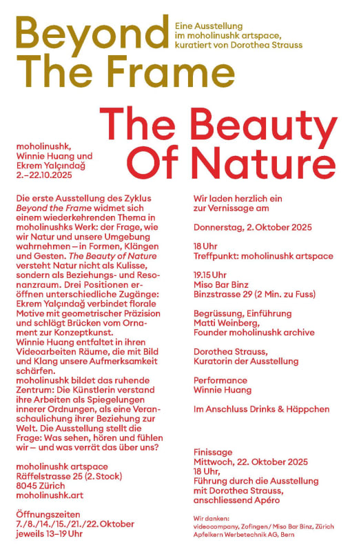 Opening of the new moholinushk artspace in Zurich's Binz District on 2 October 2025