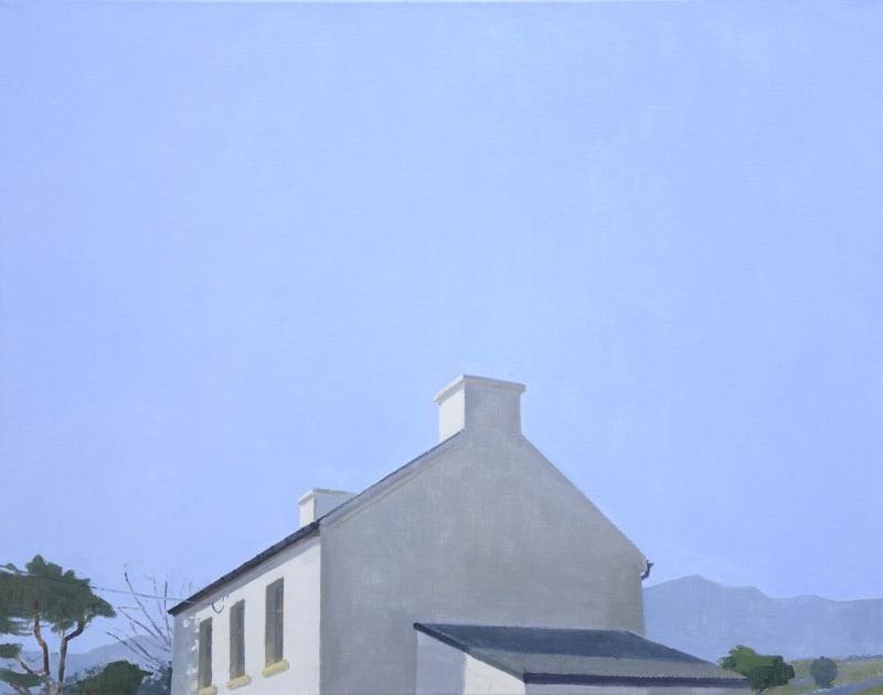 Maeve McCarthy End of house Oil on linen 56 x 71 cm