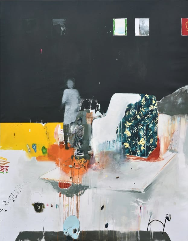 M and J, oil on linen, 180 x 140cm