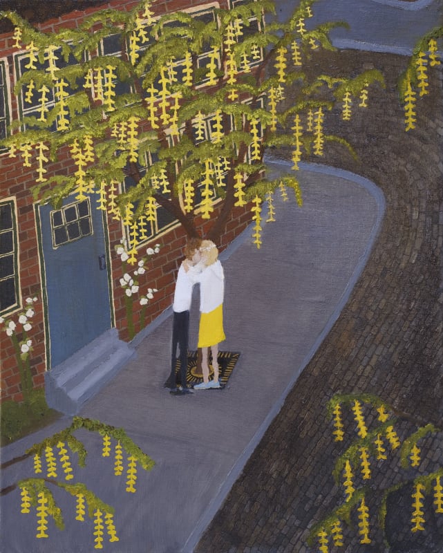 Mollie Douthit, 'Delicate flowers', oil on linen panel, 50 x 40cm