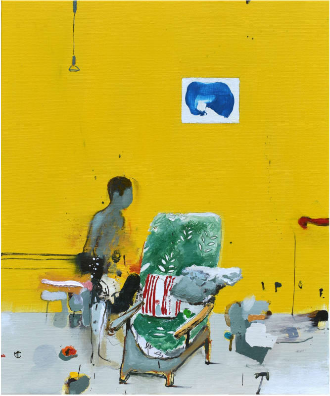 Brian Harte, 'P.Chair', oil on linen, 60 x 50cm