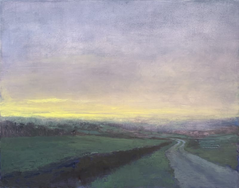 Maeve McCarthy, 'Behind the chateau’, oil on board, 41 x 51 cm