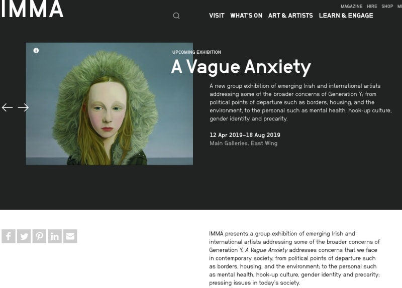 Cristina Bunello at IMMA