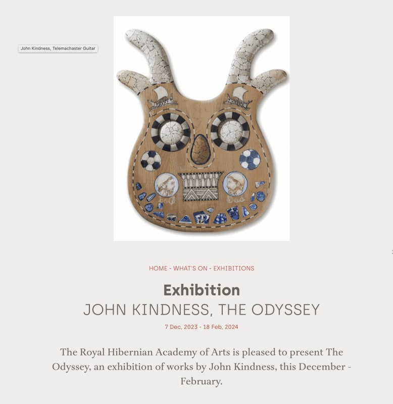 John Kindness at the RHA