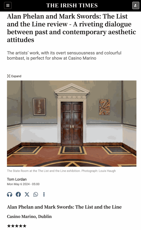 Alan Phelan, The Irish Times