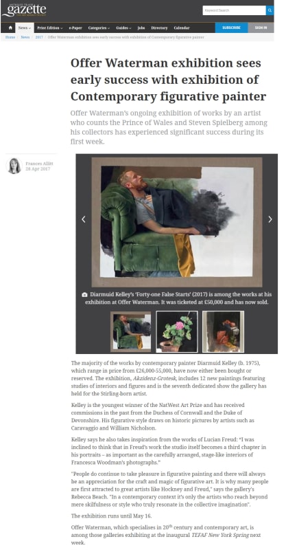 Diarmuid Kelley - Antiques Trade Gazette