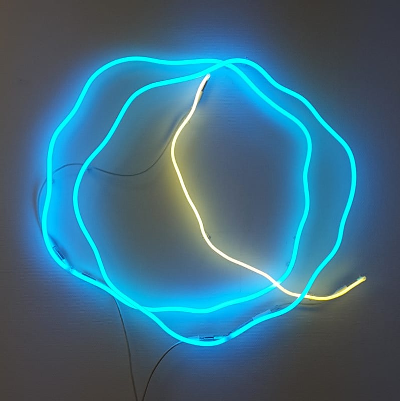 F. Bouffandeau, Sans-titre N°16, 2018, 100x100cm