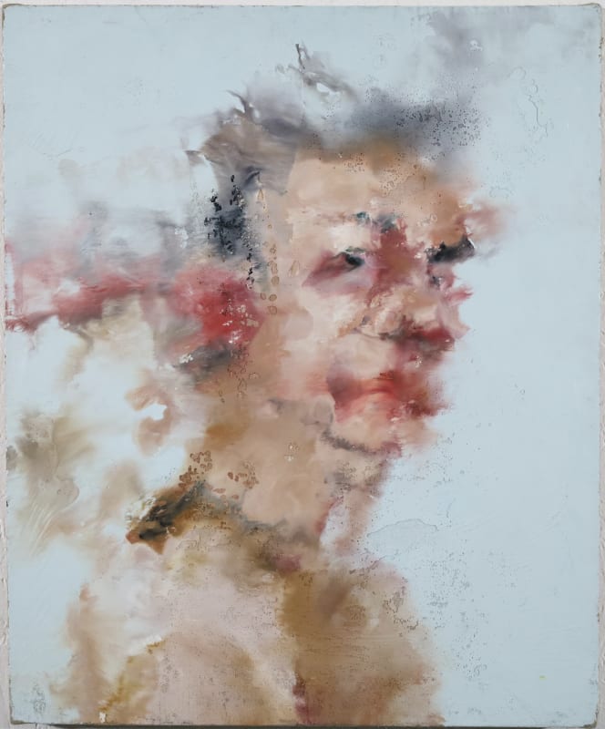 P. Cognée, Autoportrait (extrait), 2013