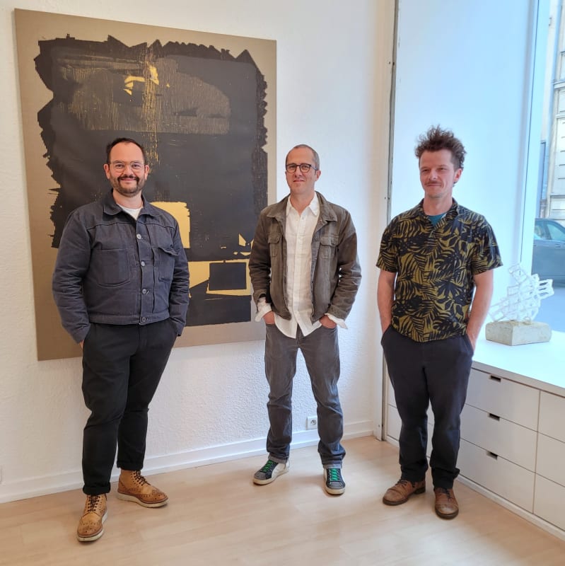 Damien Marchal, Nikolas Fouré and Pierre Galopin (from left to right)