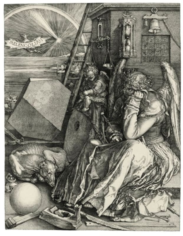 Albrecht Dürer MELENCOLIA I 1514 engraving 23.7 x 18.5 cm
