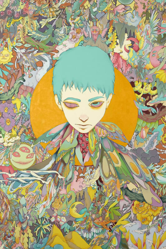 Atreyu Moniaga, FAUX NONCHALANT, 2024, Acrylic on linen, 150 x 100 cm © Atreyu Moniaga