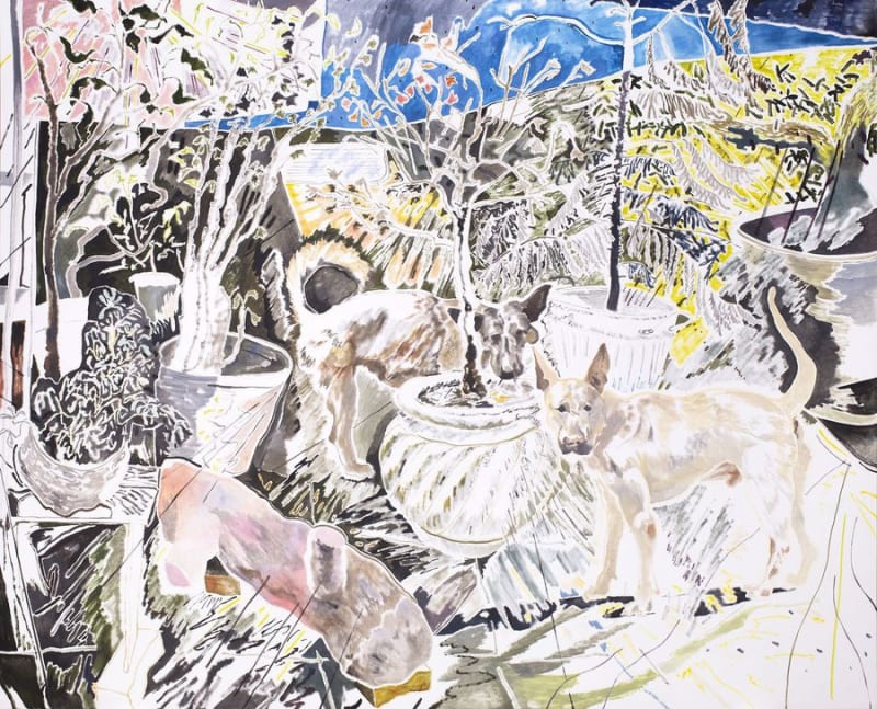 Chris Huen, MuiMui and Doodood, 2019, Oil on canvas, 200 x 240 cm