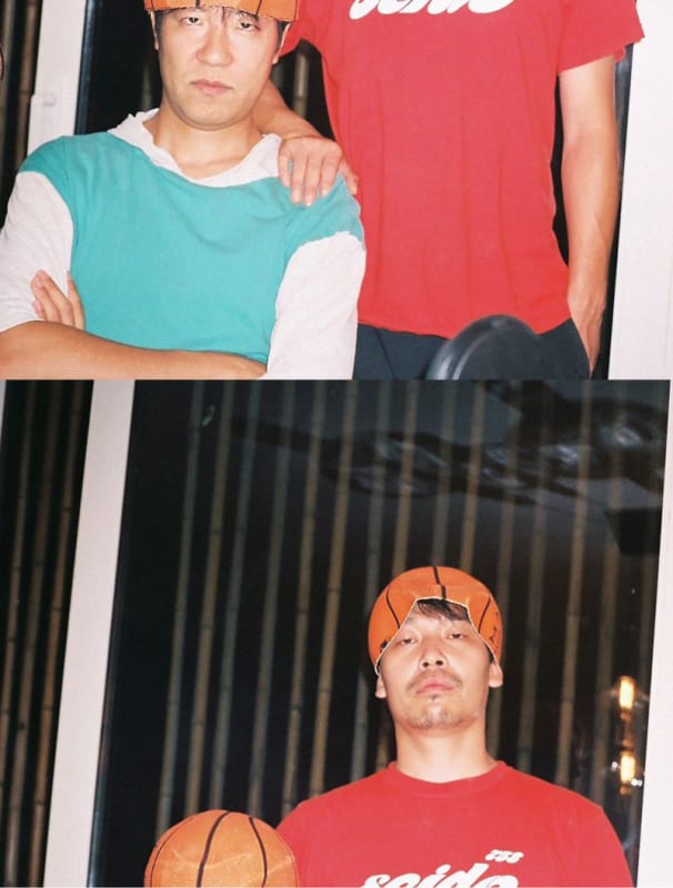 Artists Nobuaki Takekawa (top) and Tang Dixin (bottom). Photo by Wenjun.