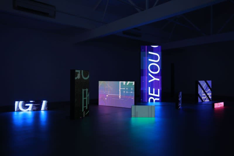 Installation view of Night Falls, 2019, Ota Fine Arts Singapore