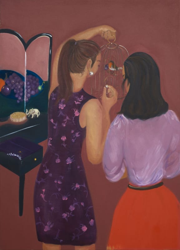 Maria Farrar, Robin II, 2019, Oil on linen, 180 X 130 cm