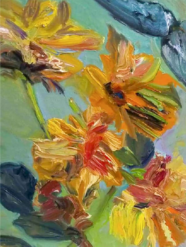Pamela Davis Kivelson, Angry Sunflowers 1, 2020